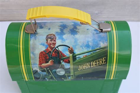 john deere lunch box metal|john deere lunchbox.